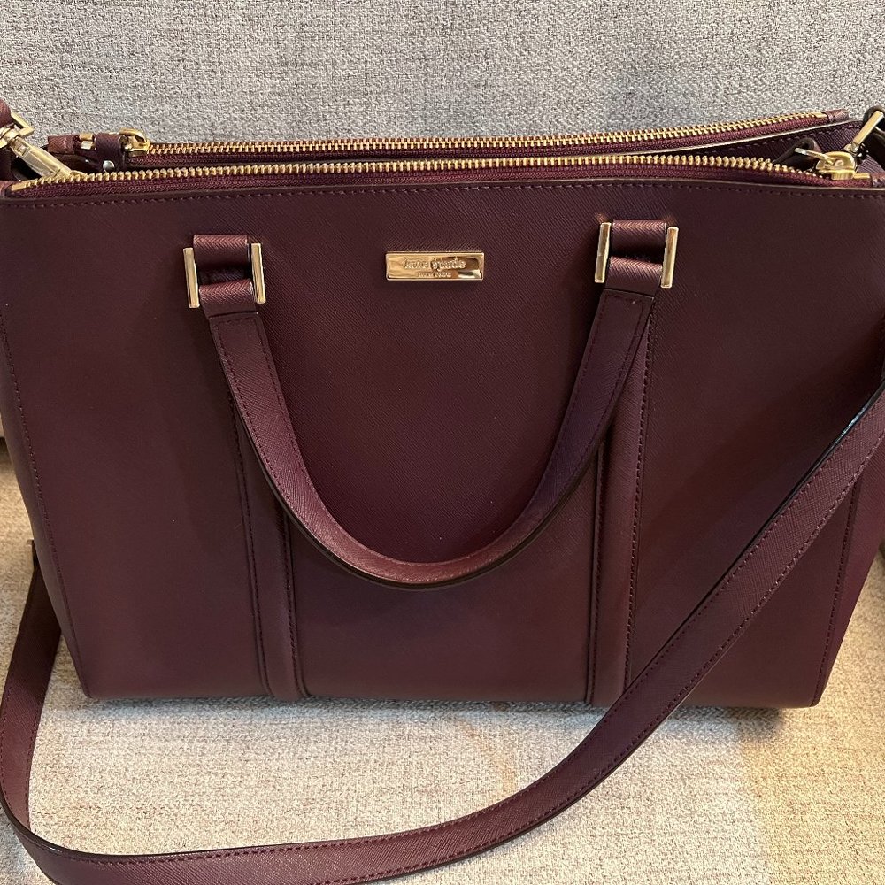 Kate Spade Brown Handbag with Shoulder Strap